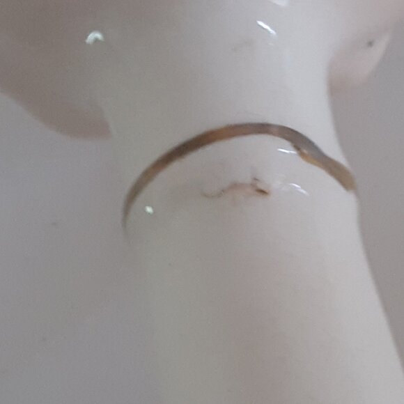 Vintage 3-Piece Porcelain Vanity Set 1950's **AS IS** - Picture 12 of 16